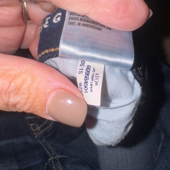 American Eagle AE Skinny Stretch Denim Jeans Jegging Womens 6 Reg 28 - Picture 10 of 12